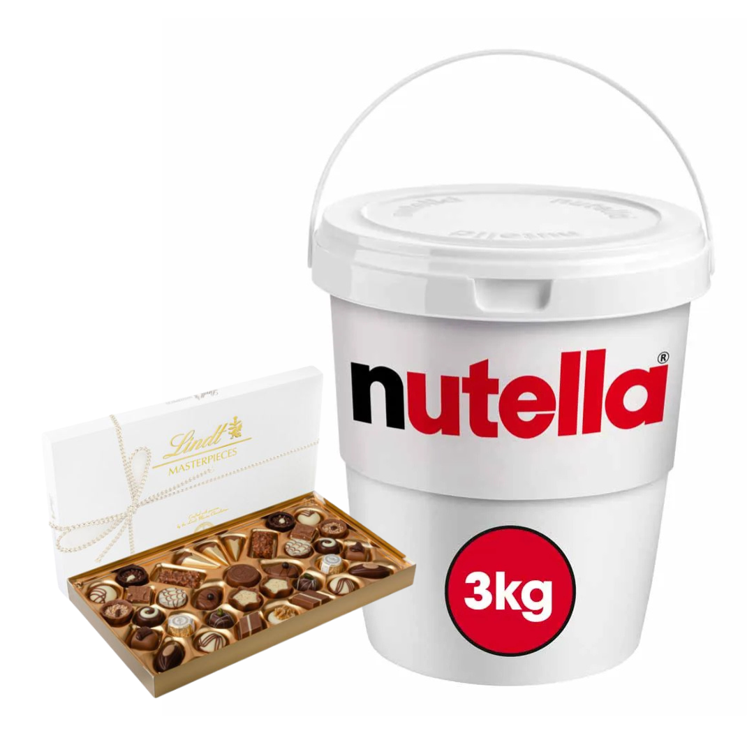 Balde Nutella 3kg + Brinde Lindt