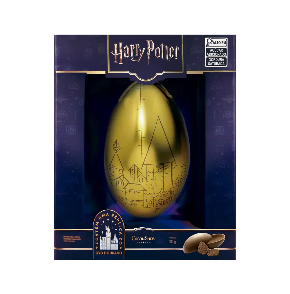 Ovo de Páscoa ao Leite Lata Harry Potter 185g