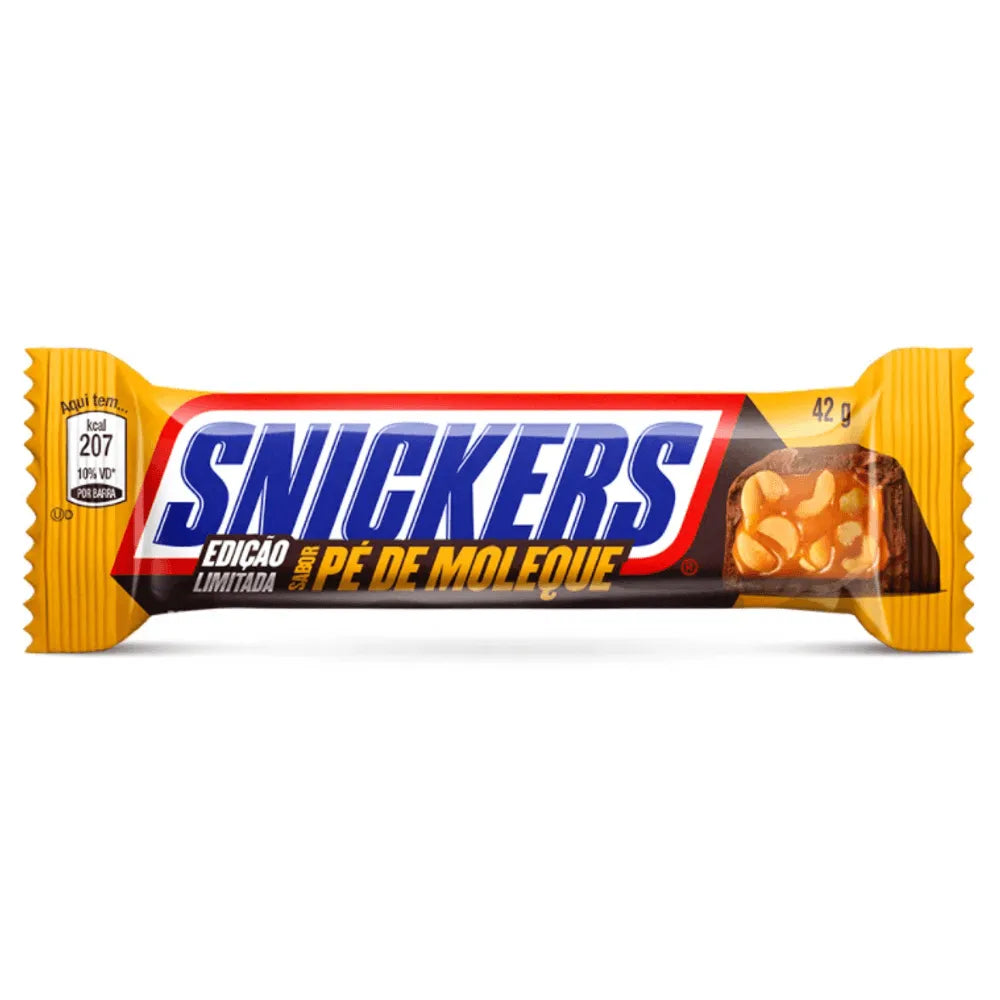 Caixa 20 Snickers – Pé de Moleque
