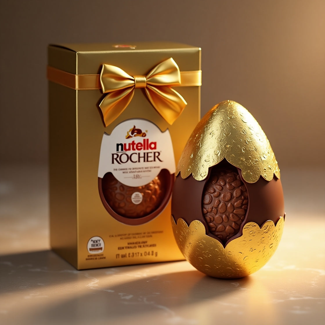 Ovo de Páscoa Nutella + Ferrero Rocher – 500g