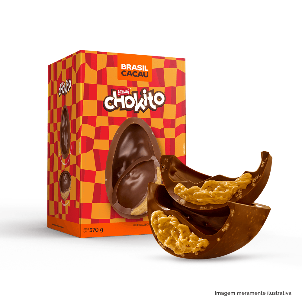 Ovo de Páscoa Recheado Chokito® Nestlé® 370g