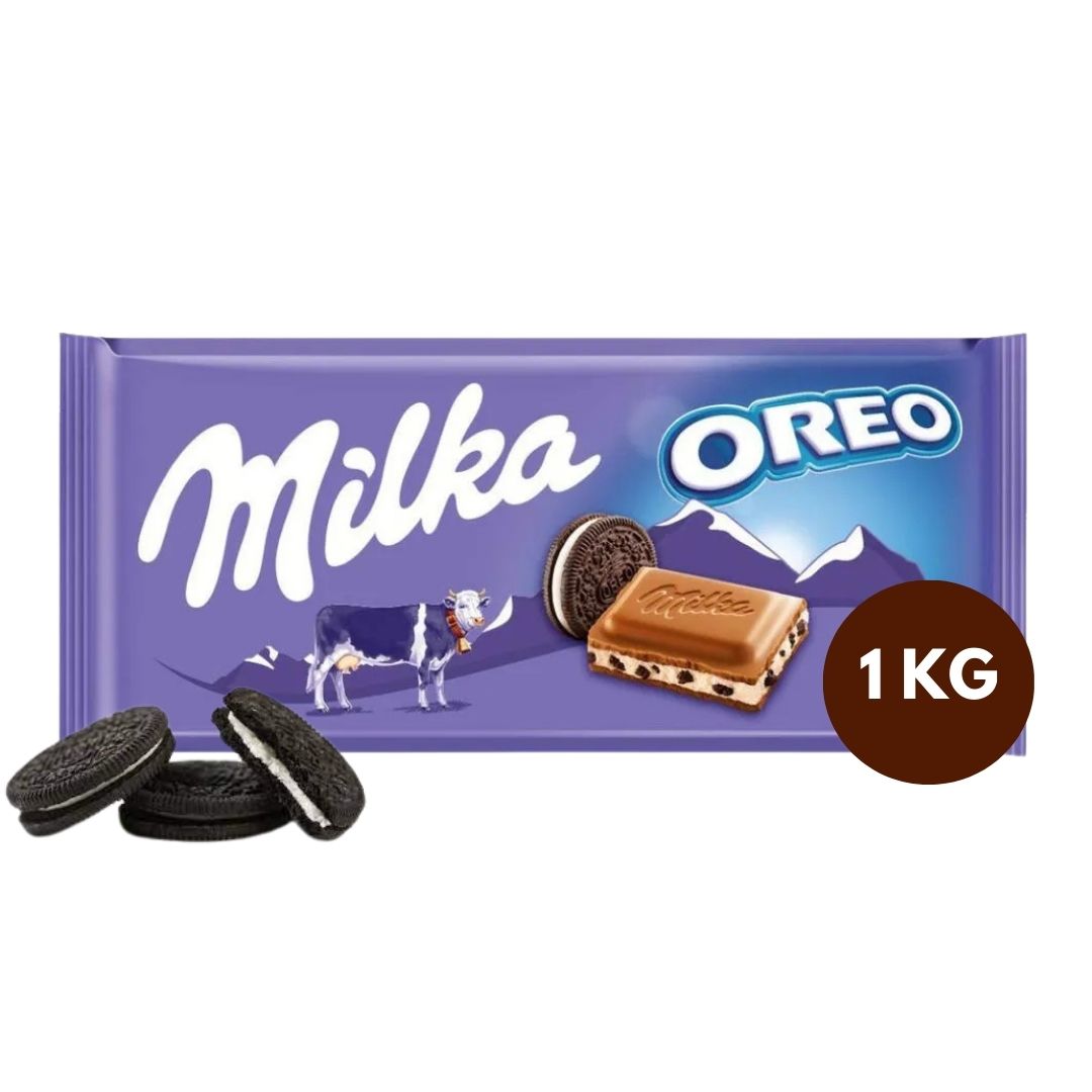 Barra de Chocolate Milka (Oreo) 1kg – Edição Limitada
