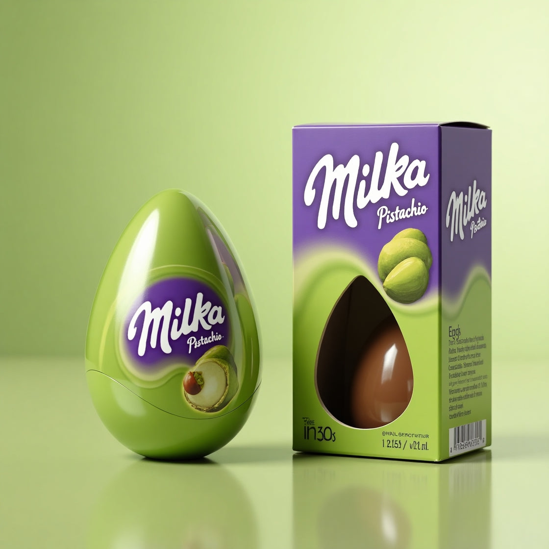 Ovo de Páscoa Milka (Sabor Pistache) – 500g