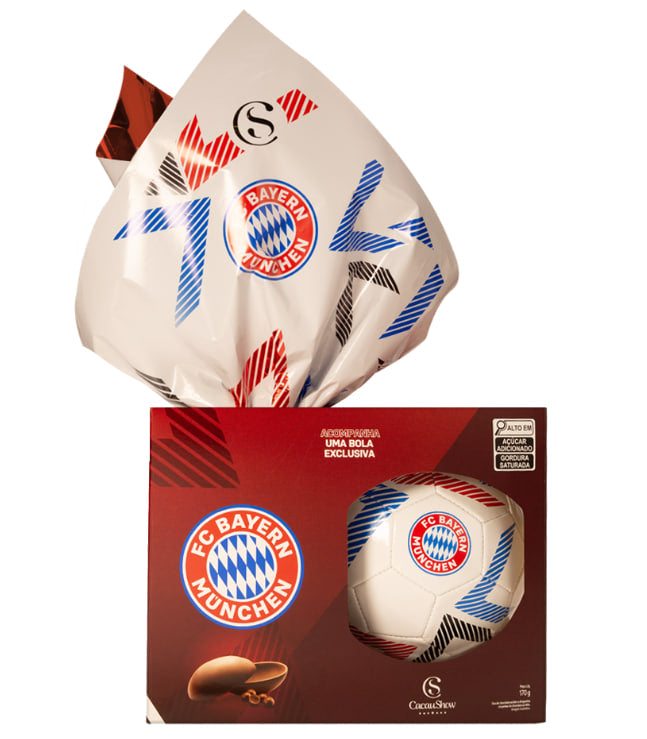Ovo de Páscoa ao Leite Chocoesportes Bola Bayern 170g